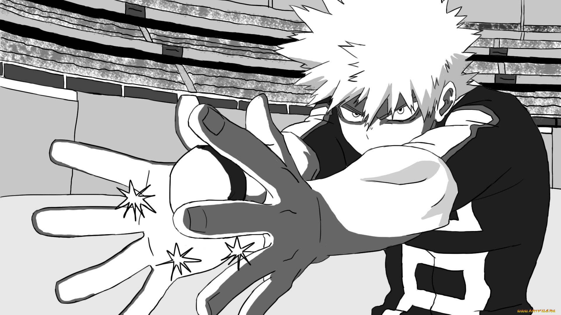 Мга манга 417. Bakugou Katsuki Black. Моя геройская Академия Кацуки. Геройская Академия Bakugo.